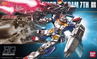 GUNDAM - 1/144 HGUC RX-78-3 Full Armor Gundam 7th - Model Kit 13cm