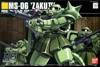 GUNDAM - HGUC 1/144 MS-06 Zaku II Mass Production - Model Kit