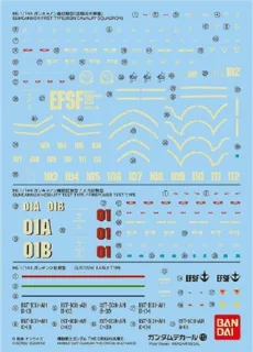 GUNDAM - GUNDAM DECAL 113 - Mobile Suit Gundam The Origin Multiuse 2
