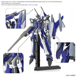 MACROSS - HG1/100 YF-29 Durandal Valkyrie Full Set Water D. -Model Kit