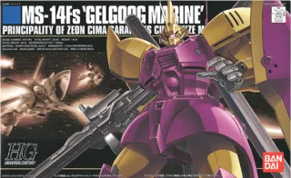GUNDAM - HGUC 1/144 MS-14Fs Gelgoog Marine Cimagarahau - Model Kit