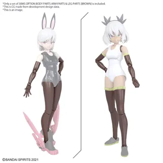 30MS - Option Body Parts Arm Parts & Leg Parts (Brown) - Model Kit