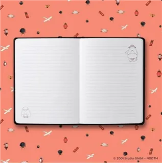 SPIRITED AWAY - No Face - Plush Journal 16.1x21.6x2.9cm