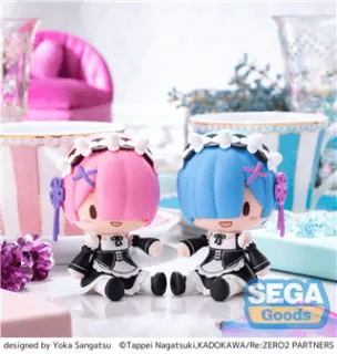 Re:Zero Starting Life in Another World Fuwa Petit Chibi Figure Rem 8 cm