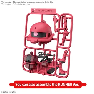 GUNDAM - 1/1 Charzaku-Kun DX Set (With Runner) - Model Kit