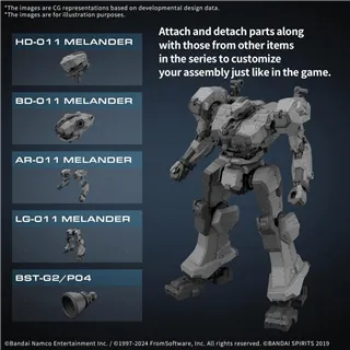 ARMORED CORE VI - Balam Industries BD-011 Melander - Model Kit