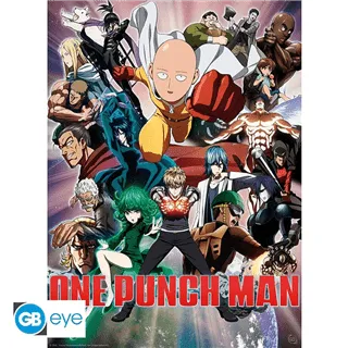 ONE PUNCH MAN - Set 2 Posters Chibi 52x38 - Saitama & Genos