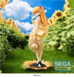 Rebuild of Evangelion Luminasta PVC Statue Asuka Summer Dress Ver. 2 24 cm