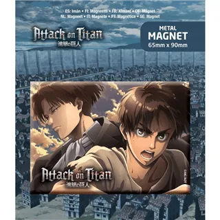 Attack on Titan Fridge Magnet Eren & Levi