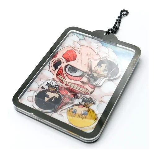 Attack on Titan Shaker Acrylic Keychain Kawaii Attack!