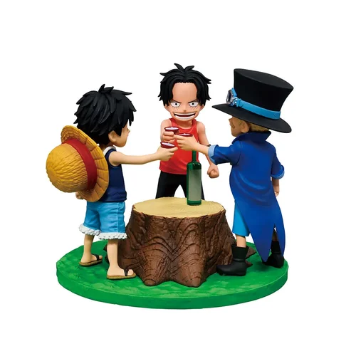 One Piece Dramatic Memories Ace & Sabo & Luffy Ichibansho figure 10cm