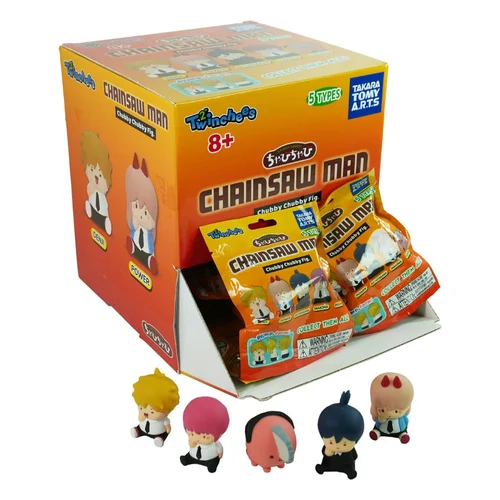 Chainsaw Man Twinchees Mini Figures Chubby Chubby 5 cm - 1 Unidade