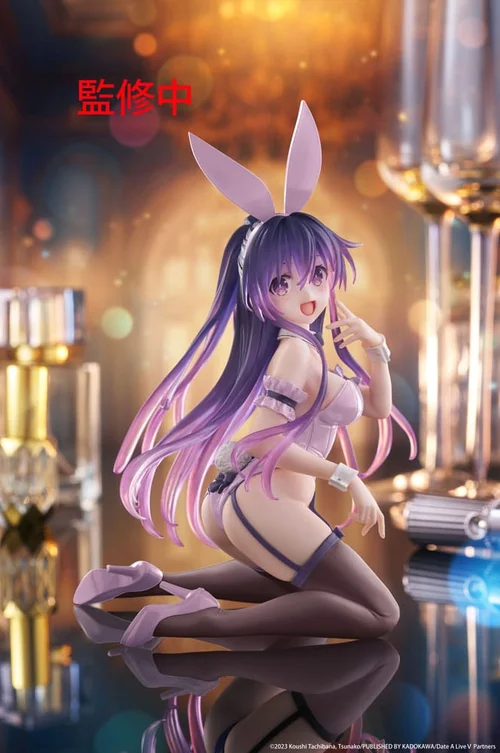 Date A Live PVC Statue Desktop Cute Figure Tohka Yatogami (Bunny Ver.) Renewal 13 cm
