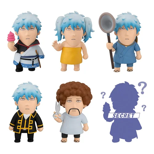 Gintama x Okawabukubu Trading Figure We love Ginsan 10 cm Blind Box - 1 Unidade