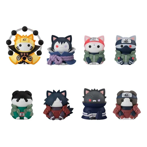 Naruto Shippuden Mega Cat Project Trading Figure 3 cm Nyaruto! Last Battle Ver. Blind Box - 1 Unidade