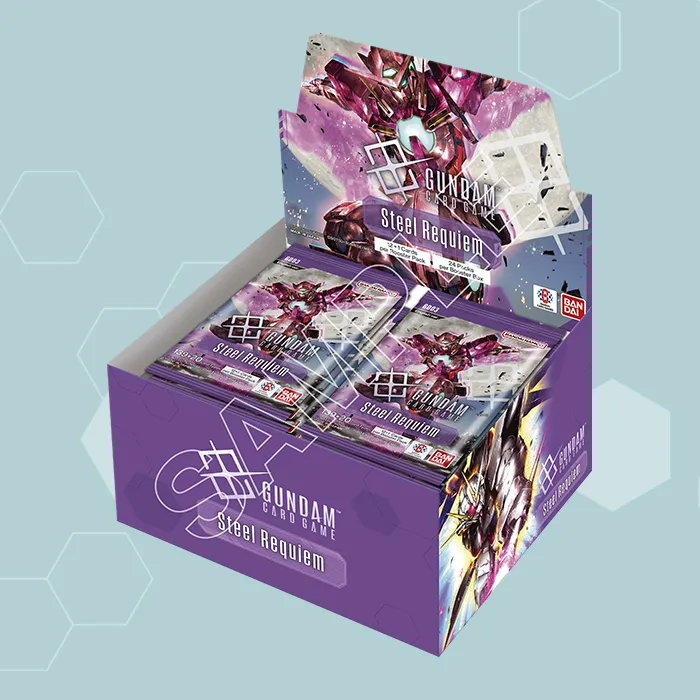 Gundam Card Game Steel Requiem [GD-03] - 1 Booster Box (24 Boosters)