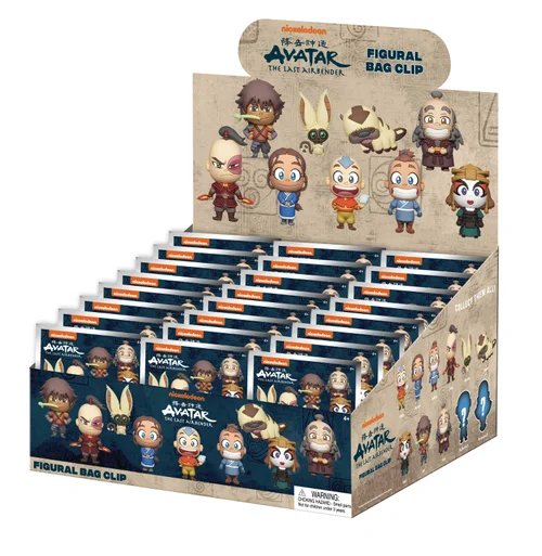 Avatar: The Last Airbender 3D PVC Bag Clips Series 1 Blind Bag - 1 Unidade