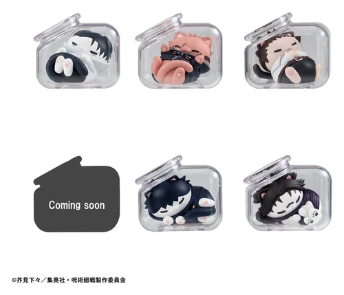 Jujutsu Kaisen Mega Cat Project Trading Figure Good Night Jujutsu Cats 7 cm - 1 Unidade