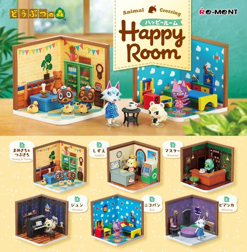 Animal Crossing Mini Figures Happy Room Blind Box - 1 Unidade