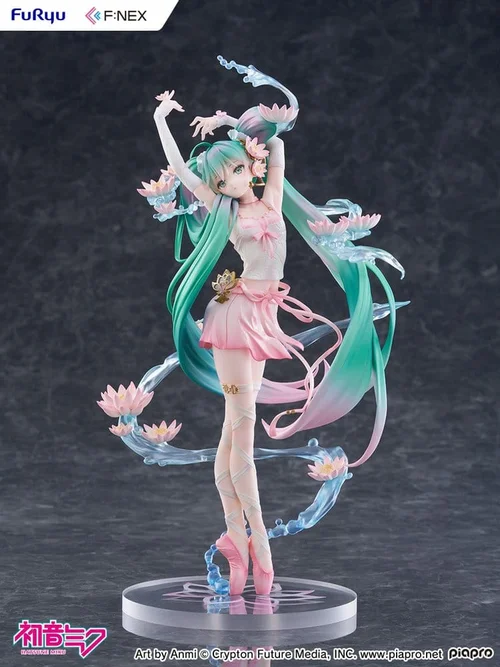 Hatsune Miku F:NEX PVC Statue 1/7 Water lily Ver. 27 cm
