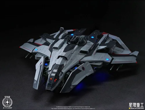 Star Citizen Pre-assembled Plastic Model Kit 1/100  Anvil F8C Lightning Pre-Assembled Finished Model Ver. 25 cm