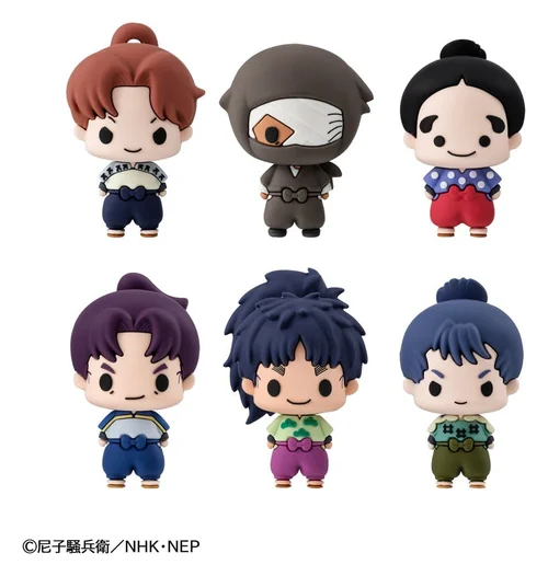 Nintama Rantaro Chokorin Mascot Series Trading Figure Vol. 1 5 cm Blind Box - 1 Unidade