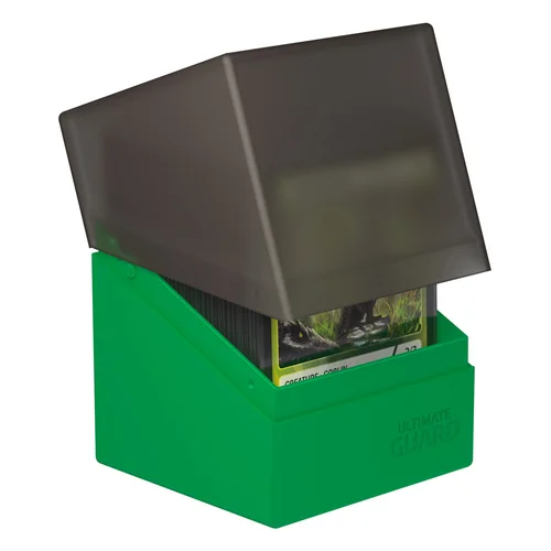 Ultimate Guard Boulder 100+ Synergy (76 x 75 x 98.5 mm) - Black/Green