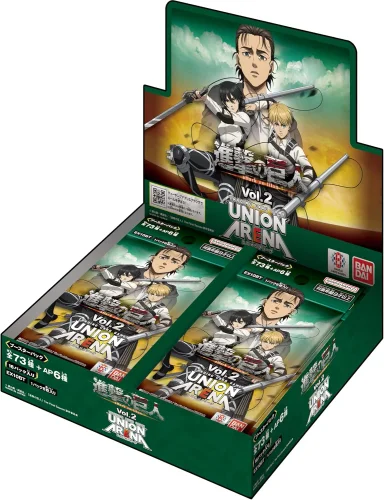 Union Arena - Attack on Titan Vol2 Japanese - 1 Booster Box (16 Boosters)