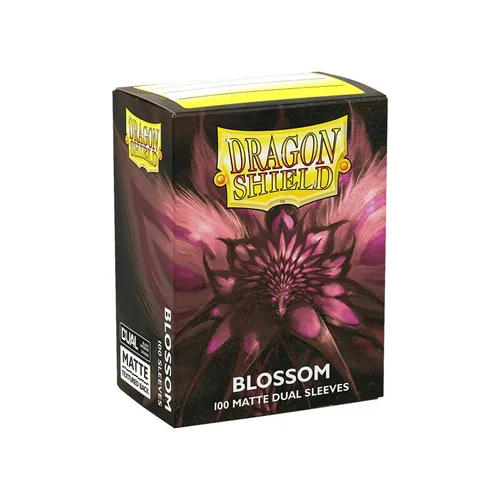 Dragon Shield - Standard Size Dual Matte Sleeves (100 Sleeves) - Blossom