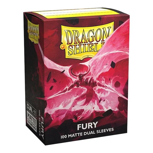 Dragon Shield - Standard Size Dual Matte Sleeves (100 Sleeves) - Fury