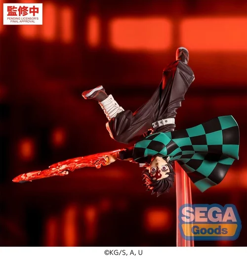 Demon Slayer: Kimetsu no Yaiba Luminasta PVC Figure Tanjiro Kamado Hinokami Kagura Setting Sun Transformation 15 cm