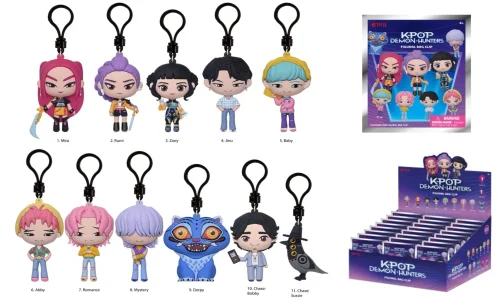 K-POP Demon Hunters - Series 1 - 3D Foam Bag Clip Blind Bag - 1 Unidade