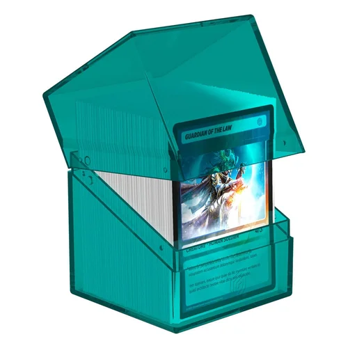 Ultimate Guard Boulder 100+ Clear (76 x 75 x 98.5 mm) - Malachite