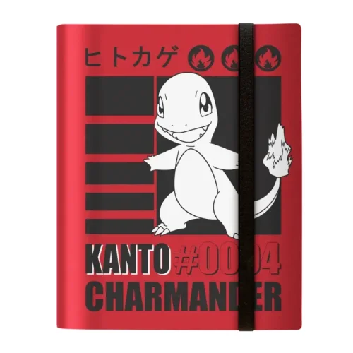 Ultra Pro - Charmander 9-Pocket PRO-Binder for Pokémon (360 double-sleeved cards)