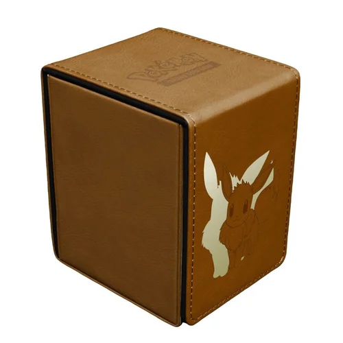 Ultra Pro - Elite Series: Eevee - Alcove Flip Deck Box (100 double-sleeved cards) 76 × 100 × 83 mm