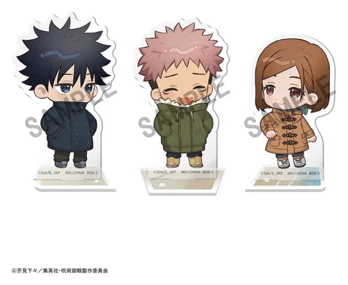 Jujutsu Kaisen Buddycolle Acrylic Stand 5th Anniversary C Megumi Fushiguro  Yuji Itadori & Nobara Kugisaki 10 cm