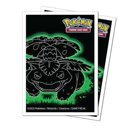 Ultra Pro - Neon Kanto APEX Deck Protector Sleeves Venusaur (105 Sleeves)
