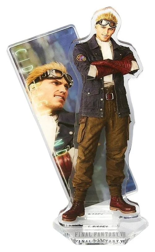 Final Fantasy VII Rebirth Acrylic Stand Cid Highwind 14 cm