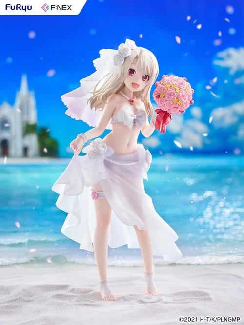 Fate/kaleid liner Prisma Illya: Licht - The Nameless Girl F:NEX PVC Figure 1/7 Illyasviel von Einzbern Wedding Swimsuit Ver. 21 cm