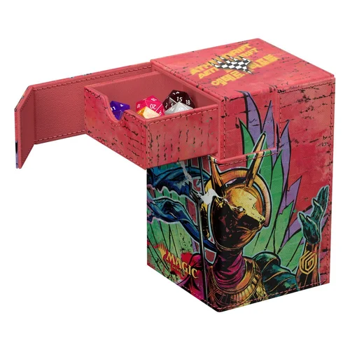 Ultimate Guard Flip'n'Tray 100+ Xenoskin (90 x 90 x 145 mm) Magic: The Gathering "Aetherdrift" - Hazoret Godseeker