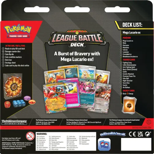 Pokémon TCG - Mega Lucario ex League Battle Deck - English