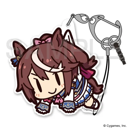 Uma Musume Pretty Derby: Game Version Tokai Teio Tsumamare Acrylic Keychain