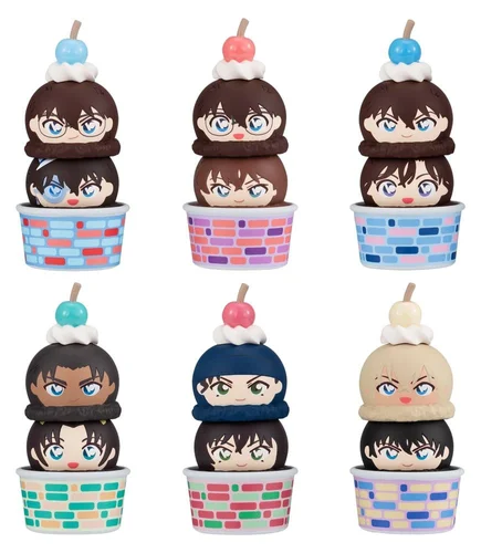 Detective Conan Tsumichen Stack up & Change Mini Figures 8 cm Blind Box Assortment (6)