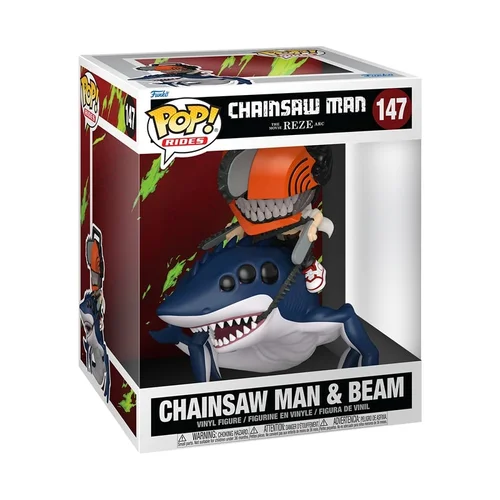 Chainsaw Man POP! Rides Deluxe Vinyl Figure CSM & Beam 15 cm