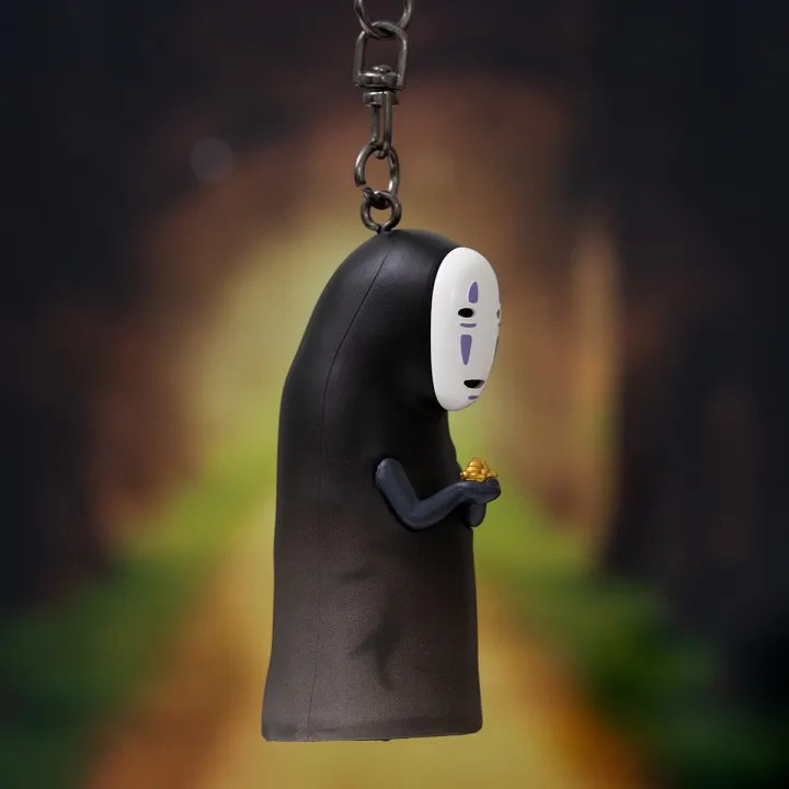 3D Keychains No Face with gold dust - Spirited Away