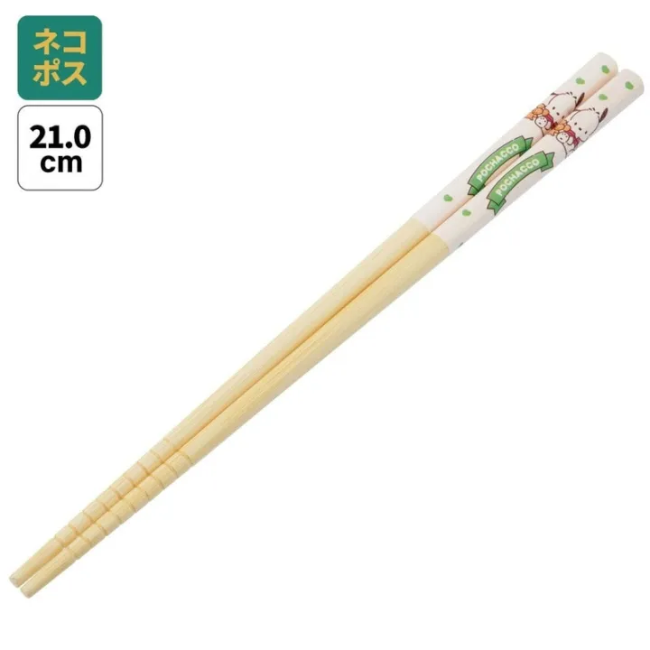 Bamboo Chopsticks 21cm - Pochacco