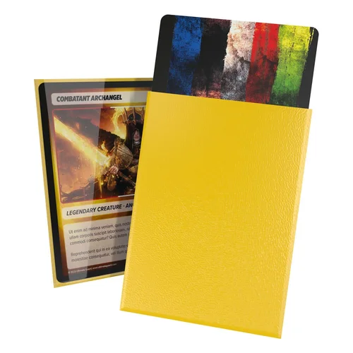 Ultimate Guard Cortex Sleeves Standard Size 66 x 91 mm (100 Sleeves) - Yellow