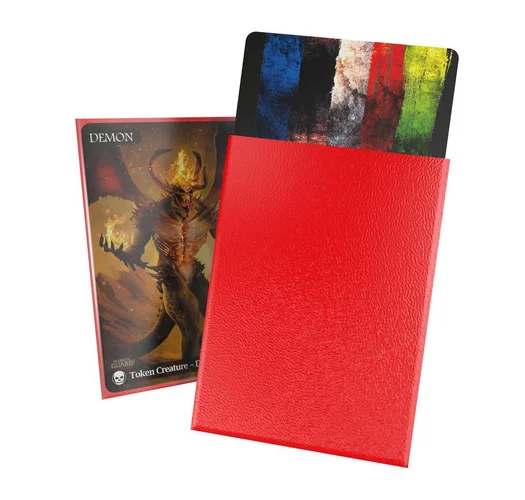 Ultimate Guard Cortex Sleeves Matte Standard Size 66 x 91 mm (100 Sleeves) - Red