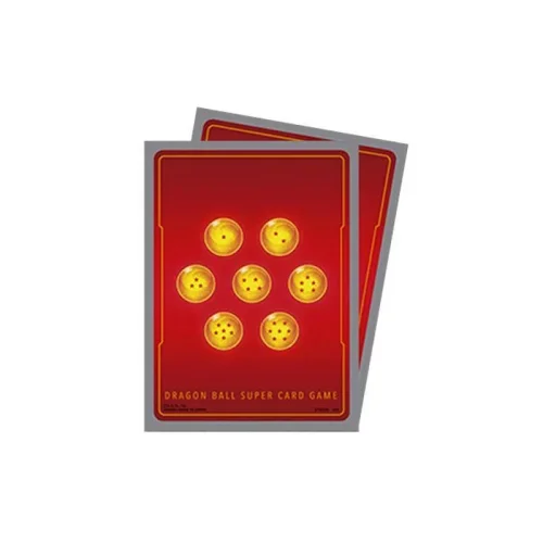 Dragon Ball Super Card Game Fusion World - Official Card Sleeve (64 Sleeves) - Standard Red