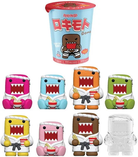 Domo + Rokimoto Blind Box Figures 5 cm - 1 Unidade Aleatória